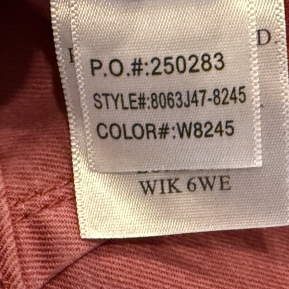 Paige Women’s Brooklyn Clay Sunset Vintage Denim Cut Off Shorts Size 30 - Picture 11 of 12